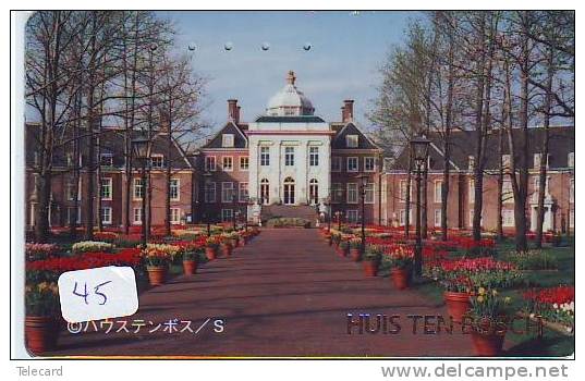 TELEFOONKAART JAPAN * Holland * HUIS TEN BOSCH (45)  * Japon Télécarte * PHONECARD * - Landschappen