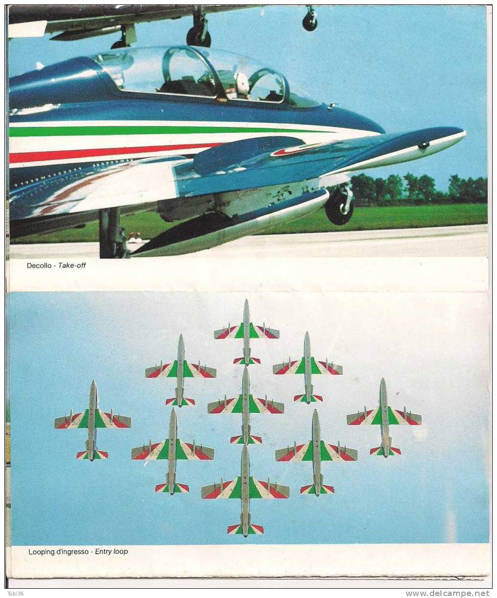 AERONAUTICA MILITARE ITALIANA - FRECCE TRICOLORE 1983 - MINI FOLDER  ILLUSTRATO - Aviazione