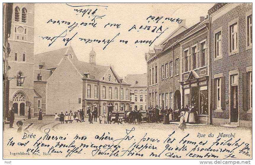 Bree : Rue Du Marché ---1903 - Bree