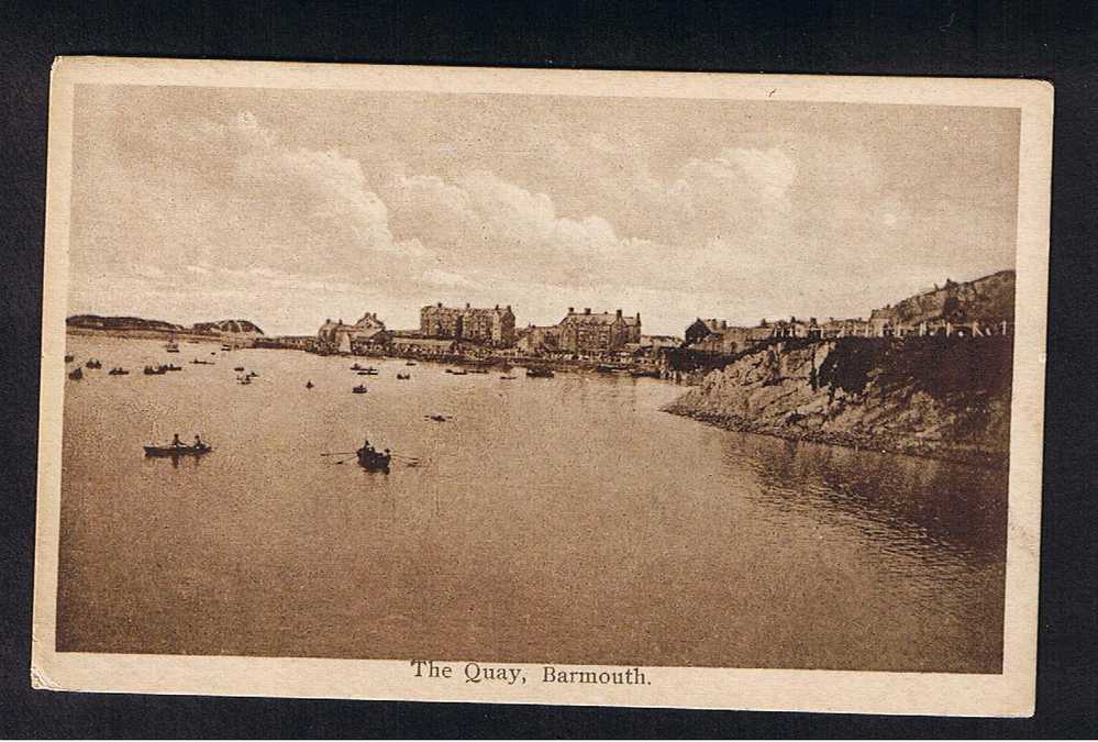 RB 626 - Early Postcard Rowing Boats The Quay Barmouth Merionethshire Wales - Merionethshire