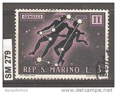 SAN MARINO 1970, Segni Zodiaco, L.3, Usato - Usados