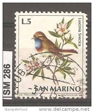 SAN MARINO 1972, Fauna Avicola L. 5, Usato - Usados