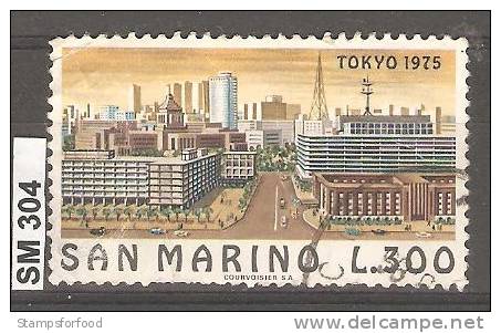 SAN MARINO 1975, Tokio, L. 300, Usato - Used Stamps