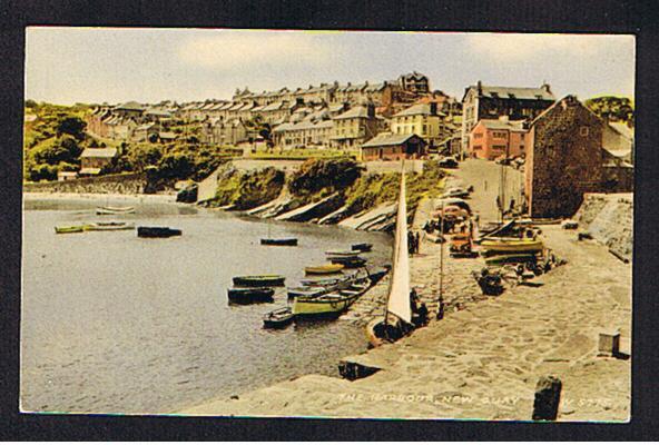 RB 627 - Postcard The Harbour New Quay Cardiganshire Wales - Cardiganshire