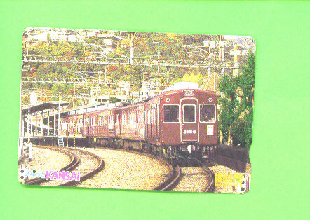 JAPAN - Orange Picture Rail Ticket/Train As Scan - Monde