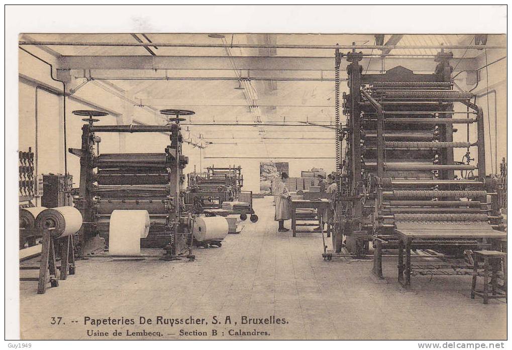 LEMBEEK:PAPIERFABRIEK DE RUYSSCHER - Halle