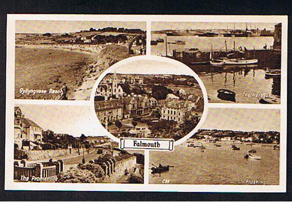 RB 628 - Multiview Postcard Falmouth Cornwall - Falmouth