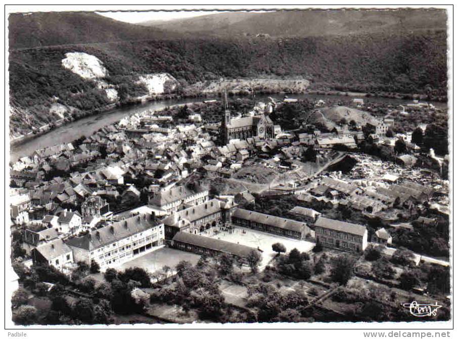 Carte Postale 08. Fumay Et Les écoles Vue D´avion Trés Beau Plan - Fumay