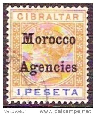 MOROCCO - QV - YVERT # 7 - VF USED - - Bureaux Au Maroc / Tanger (...-1958)