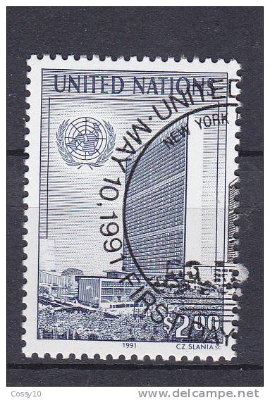 NATIONS  UNIES  NEW-YORK   1991    N°  590     OBLITERE    CATALOGUE YVERT - Oblitérés