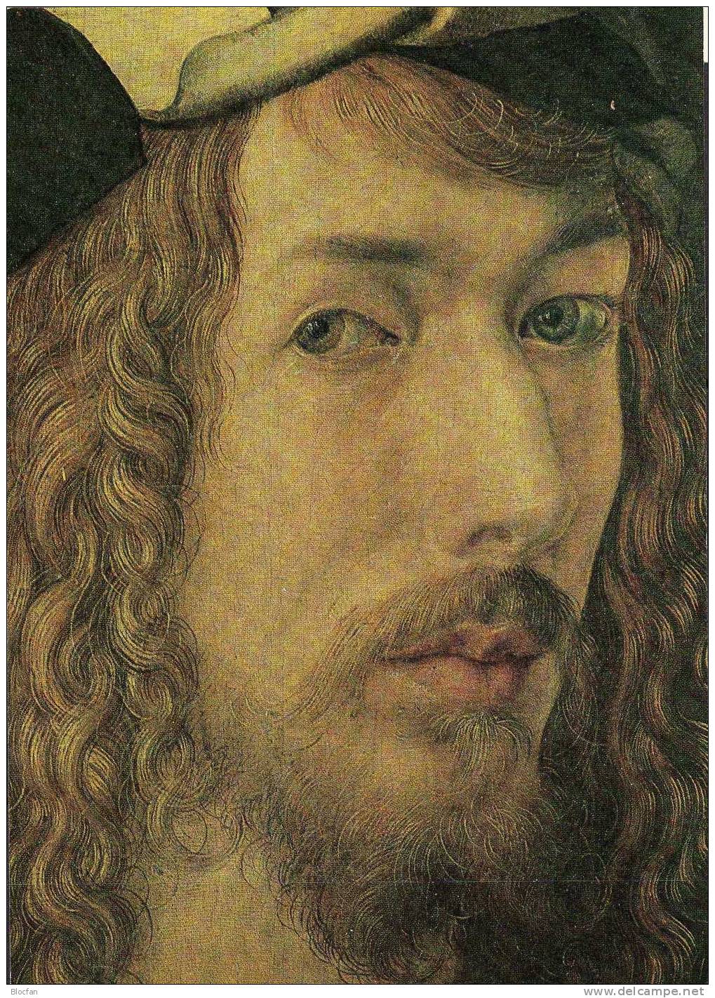 Maler Im Museo Prado Madrid Selbstbildnis Dürers Bund PSo 3/01 ** 1€ Mit Dürer-Signum Painting Art Postcard Of Germany - Mitología