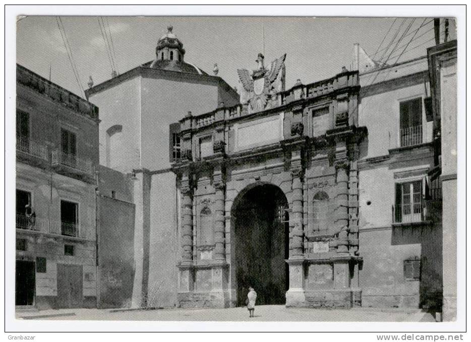 MARSALA, PORTA GARIBALDI, B/N, ANIMATA  **** - Marsala