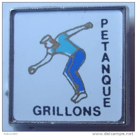 Pin´s Pétanque Boules.Grillons - Bowls - Pétanque