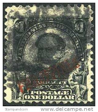 US Philippines #237 Scarce Used $1 Overprint From 1903-04 - Filippine