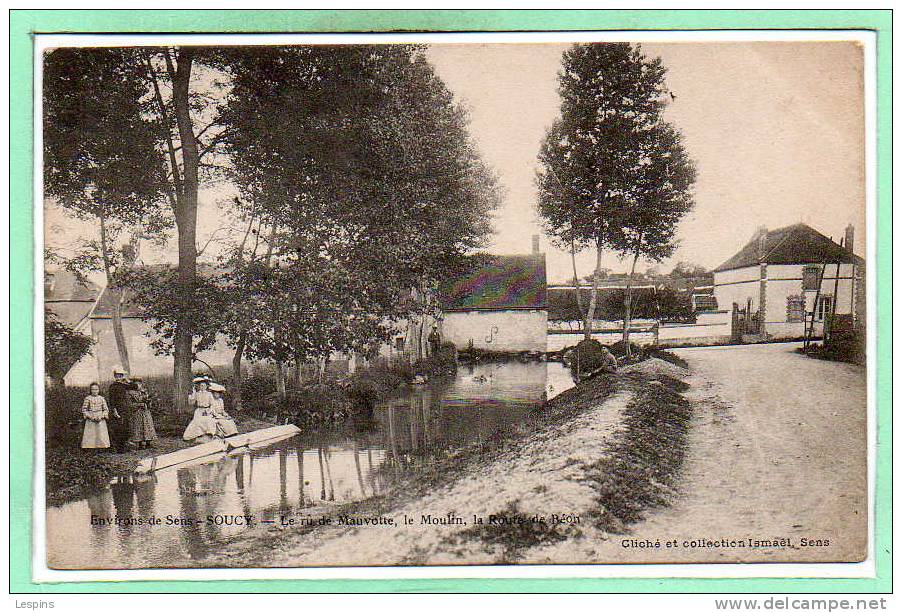 89 - SOUCY --  Le Rue De Mauvotte , Le Moulin ..... - Soucy