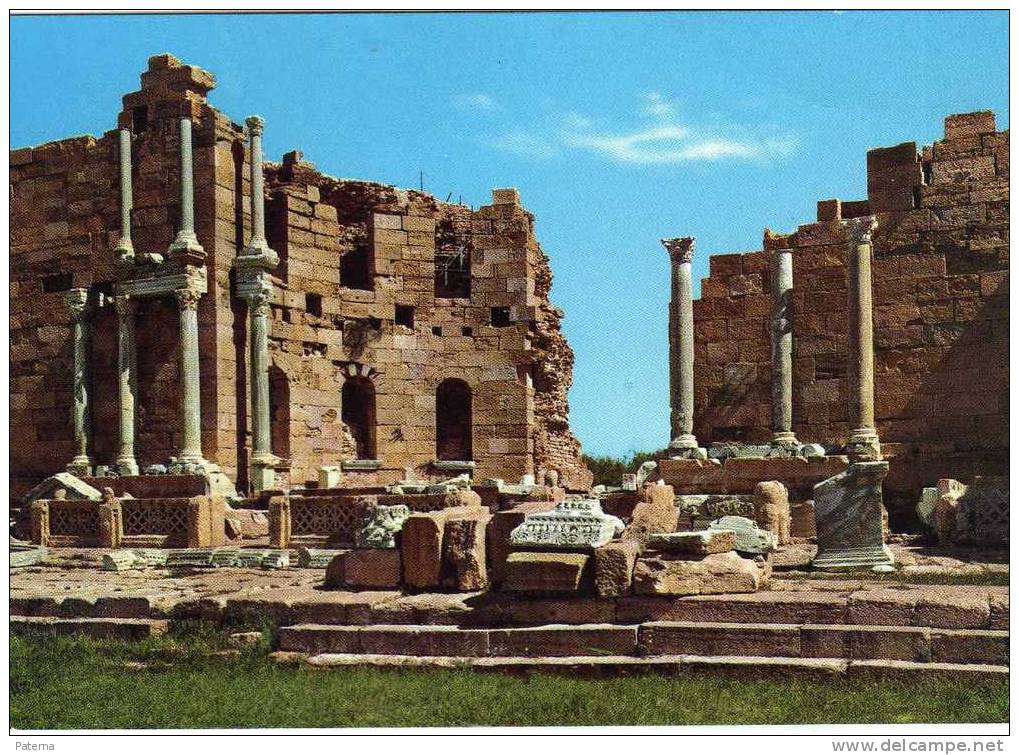 Postal,LA GRAN NINFA,  Arqueología, ( Libia), Post Card, Postkarte - Otros & Sin Clasificación