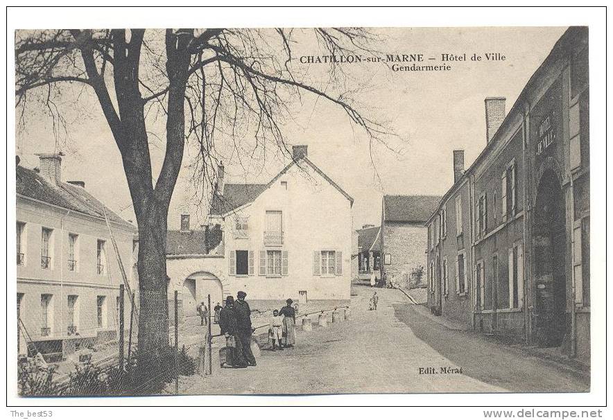 Chatillon Sur Marne   -   Hôtel De Ville  Gendarmerie - Châtillon-sur-Marne