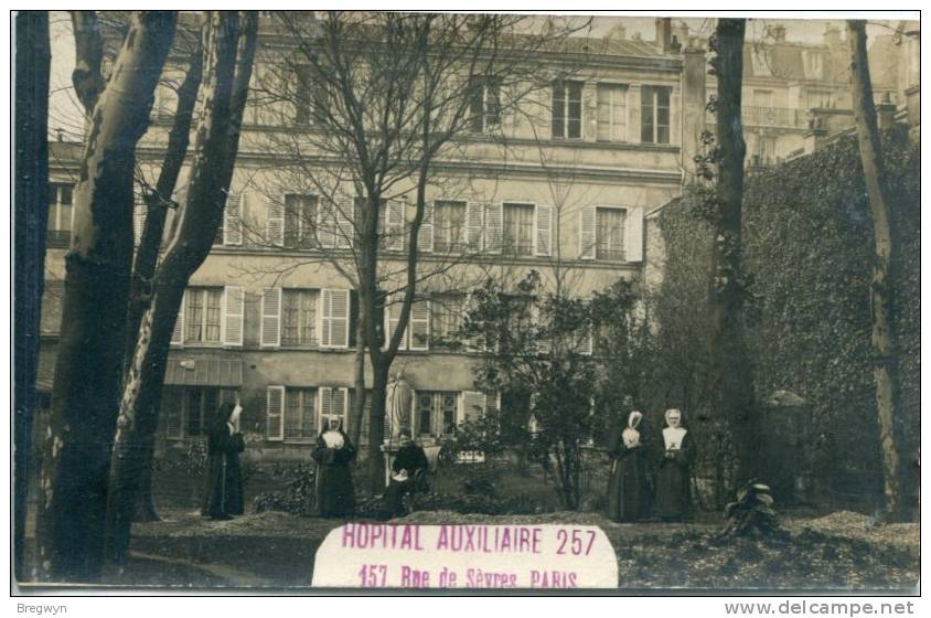 75 - Carte Photo Paris XVe - 157, Rue De Sèvres - Hopital Auxiliaire 257 - Paris (15)