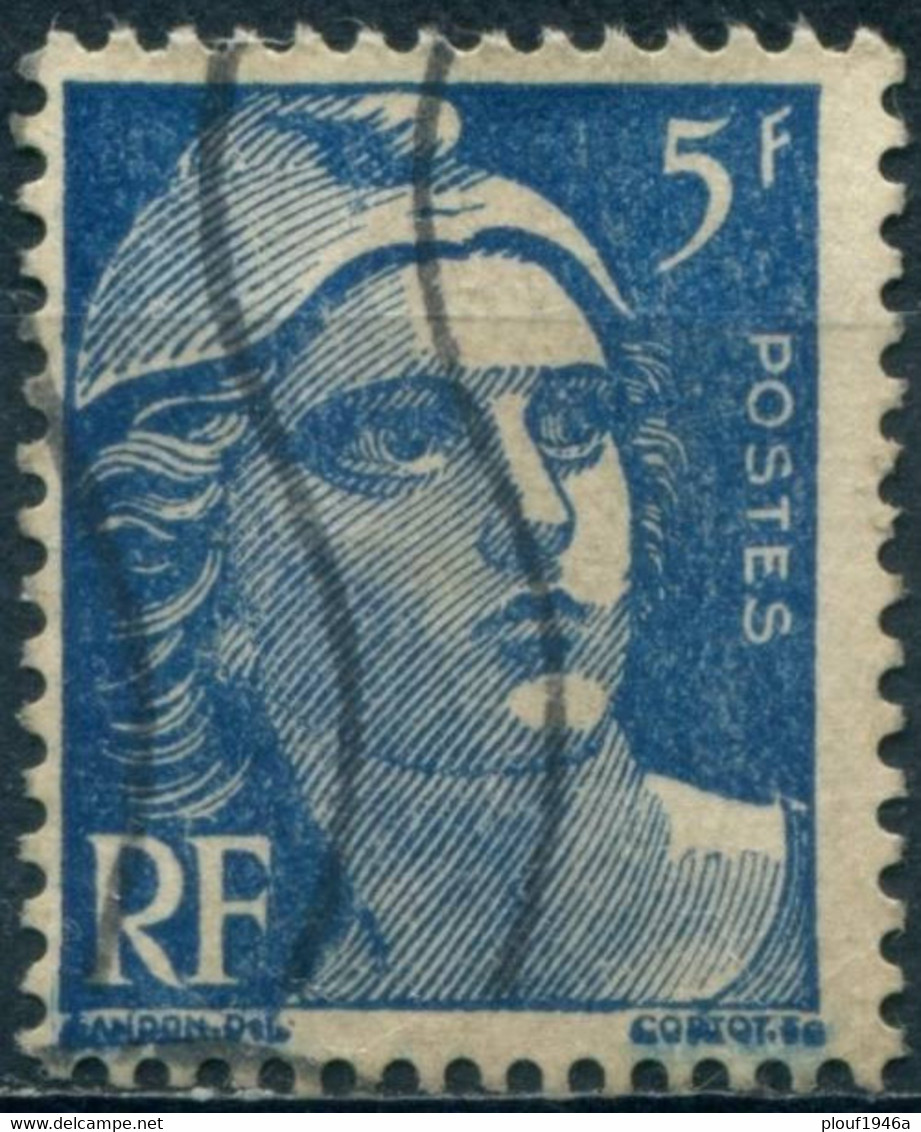 Pays : 189,06 (France : 4e République)  Yvert Et Tellier N° :  719 B (o) - 1945-54 Marianna Di Gandon