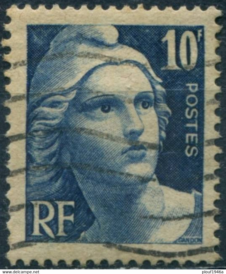 Pays : 189,06 (France : 4e République)  Yvert Et Tellier N° :  726 (o) (taille-douce) - 1945-54 Marianna Di Gandon