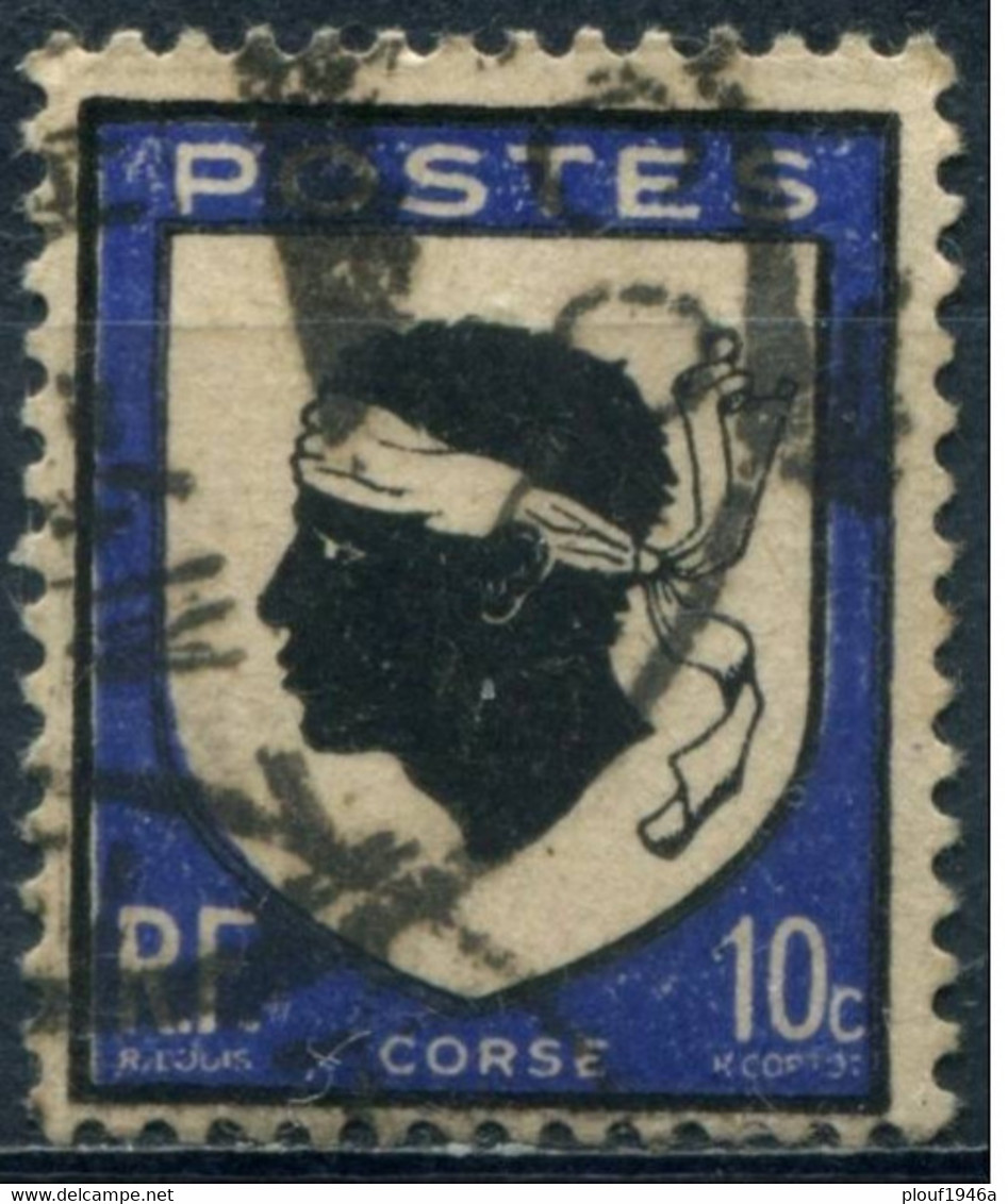 Pays : 189,06 (France : 4e République)  Yvert Et Tellier N° :  755 (o) - 1941-66 Armoiries Et Blasons