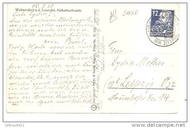 WALTERSDORF   -   ** GESAMTANSICHT Mit LAUSCHE Und HUBERTUSBAUDE **   -   Verlag : WAGNER Aus Zittau   N°5321 - Zittau