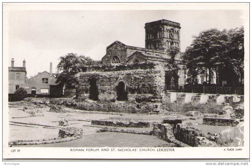 Roman Forum And St. Nicholas Church - LEICESTER - Leicester