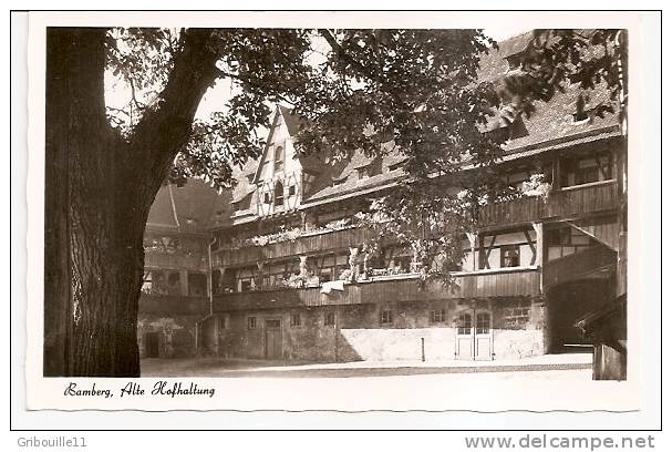 BAMBERG    -     ** ALTE  HOFHALTUNG **     -    Verlag : Joseph HOSPE Aus Staffelstein(1898)  N° 1/66 - Bamberg