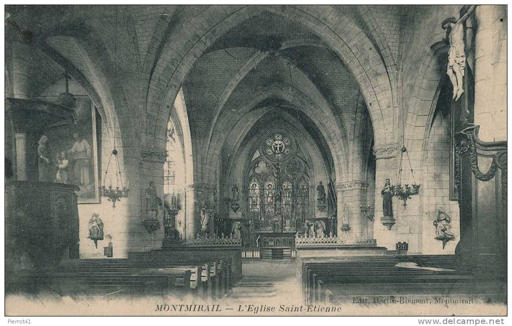 MONTMIRAIL - L'Église Saint-Etienne - Montmirail