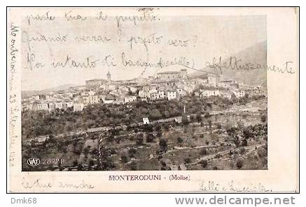 MONTERODUNI ( ISERNIA ) PANORAMA - 1921 - Isernia