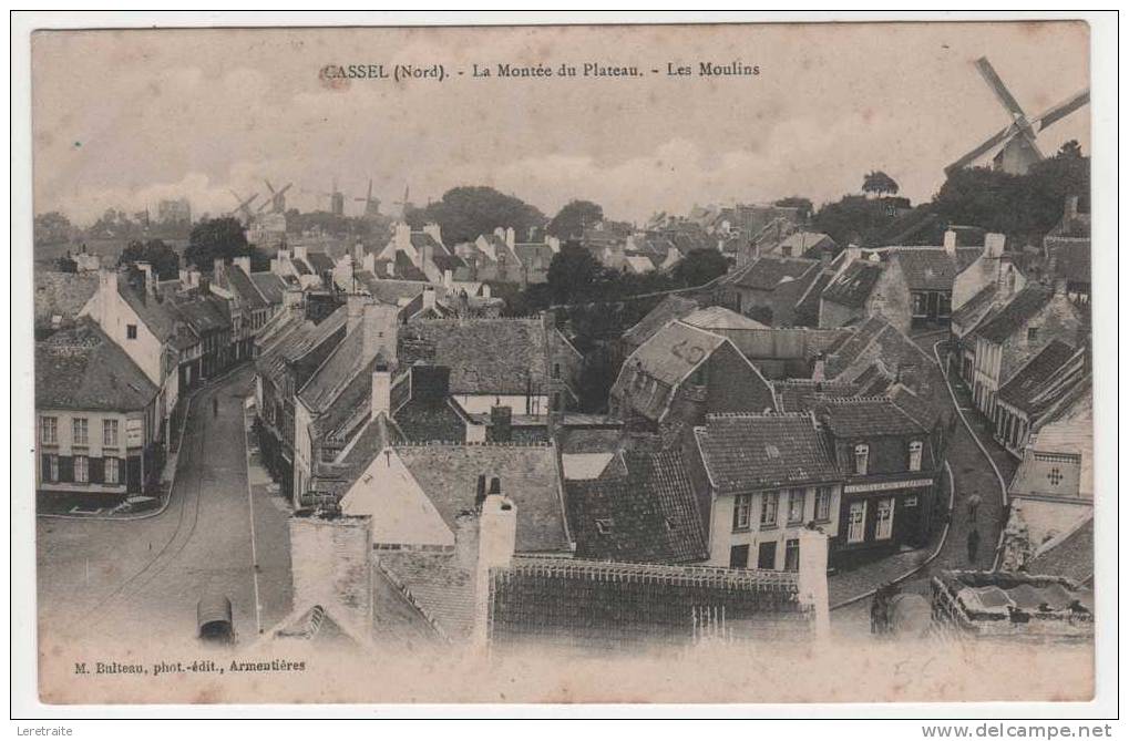 Cassel. (nord) - La Montée Du Plateau - Les Moulins - Cassel