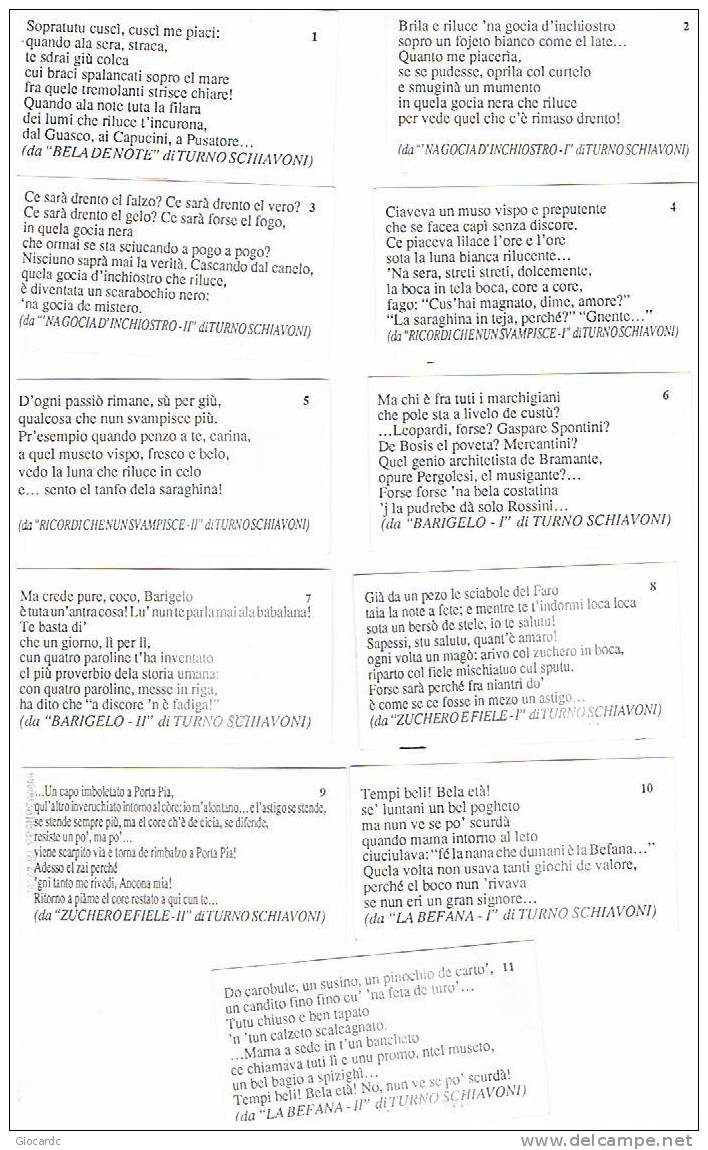 ANCONA: COTRAN  - FRAMMENTI DI POESIE DI TURNO SCHIAVONI  IN VERNACOLO ANCONETANO - Europa