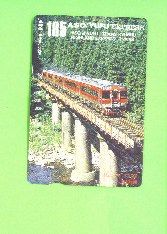 JAPAN - Orange Picture Rail Ticket/Train As Scan - Wereld