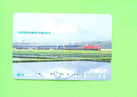 JAPAN - Orange Picture Rail Ticket/Train As Scan- - Wereld