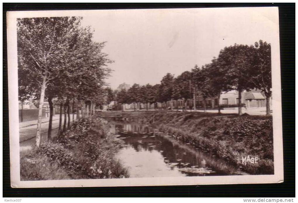 MERVILLE -59- Les Bords De La Bourre ...CPSM - Merville