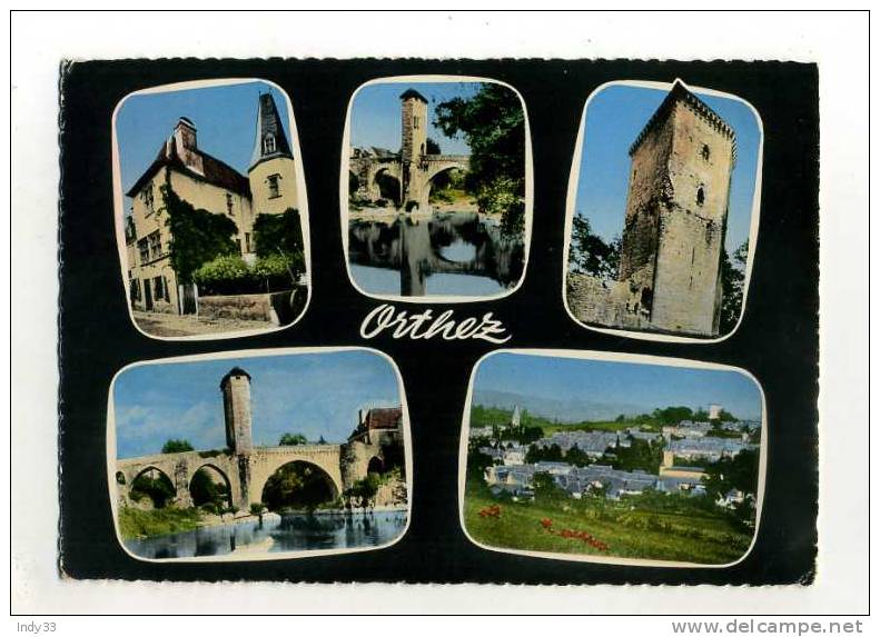 - FRANCE PYRENEES ATLANTIQUES . ORTHEZ VUES MULTIPLES - Orthez