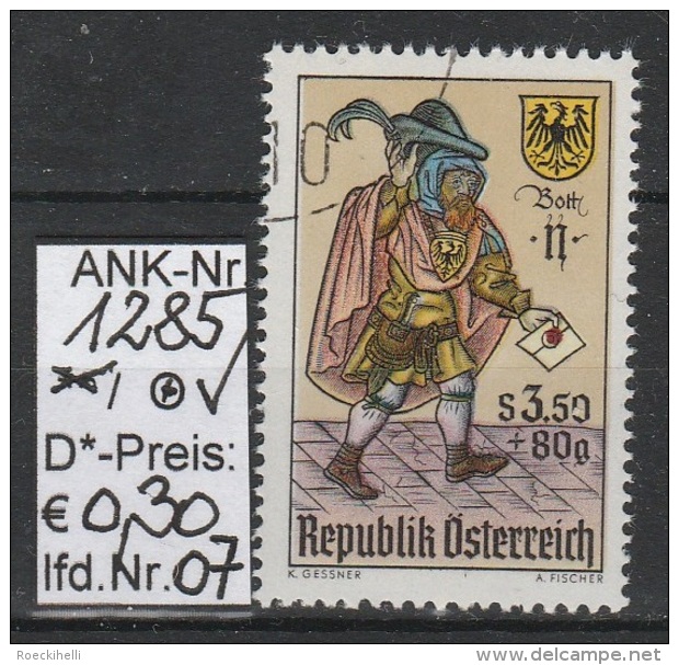 1.12.1967 - SM "Tag der Briefmarke 1967" - o gestempelt  -  siehe Scan  (1285o 01-11)