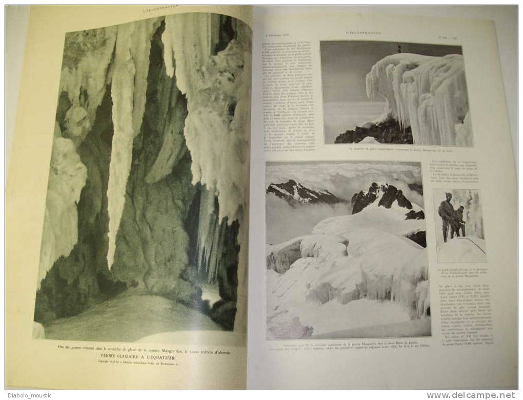 4 Février 1933 :La Révolte Paysanne; Les Neiges De L 'équateur Avec La Mission Scientifique Belge ; Art Photographique - L'Illustration