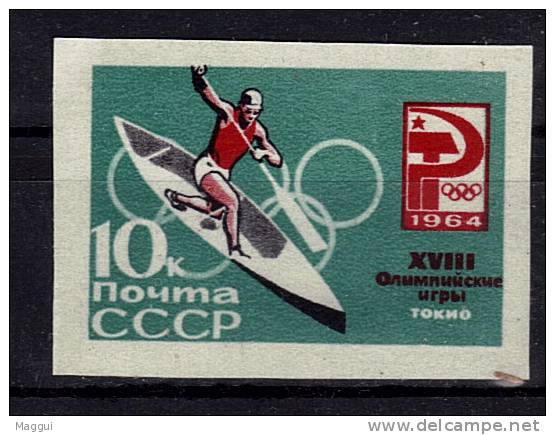 URSS  N°2846  * *  NON DENTELE   Jo  1964   Canoe - Canoë