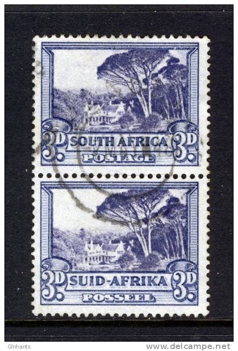 SOUTH AFRICA - 1951 GROOT SCHUUR VERT PR FINE USED - Usados