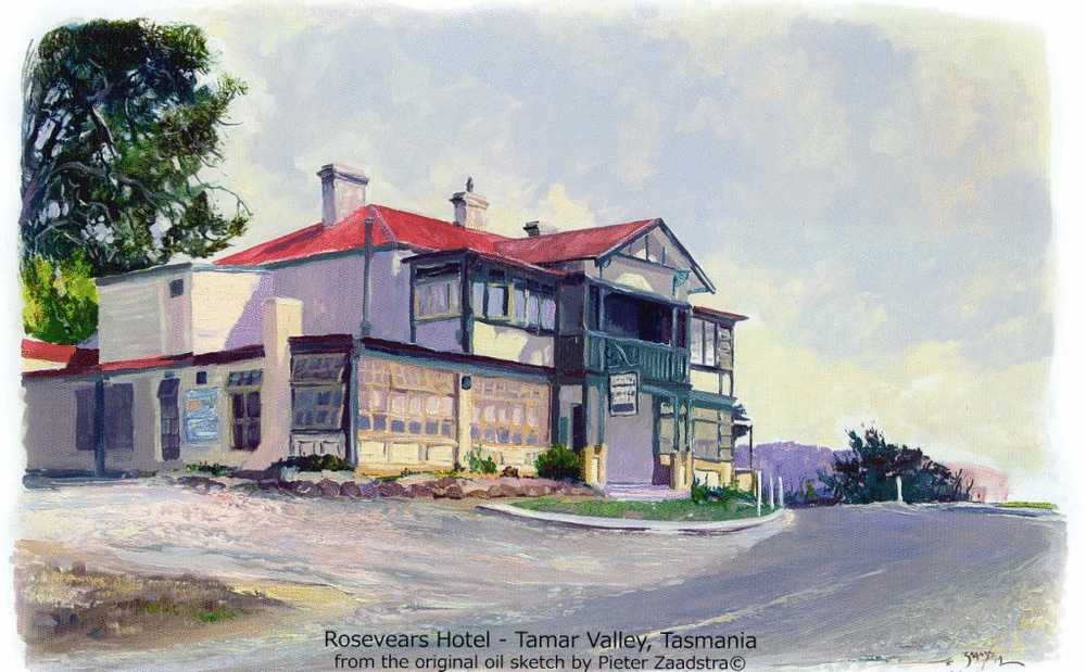 Australia Tasmania Tamar Valley - Rosevears Hotel  Zaadstra Large PC 22x14cm Unused - Other & Unclassified