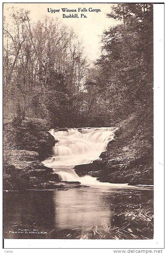 PENNSYLVANIA (PA). - Upper Winona Falls Gorge, Bushkill. - Other & Unclassified