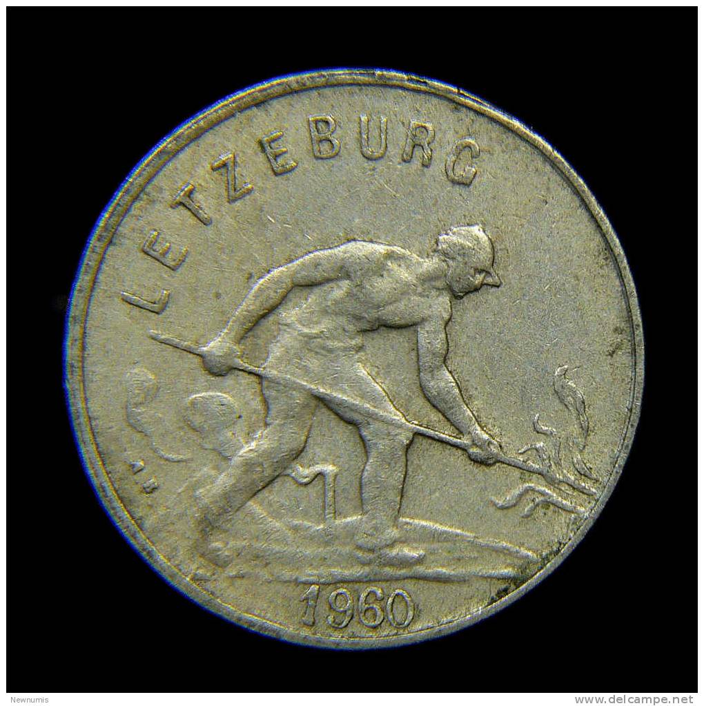 LETZEBURG 1 FRANC 1960 - Luxemburgo