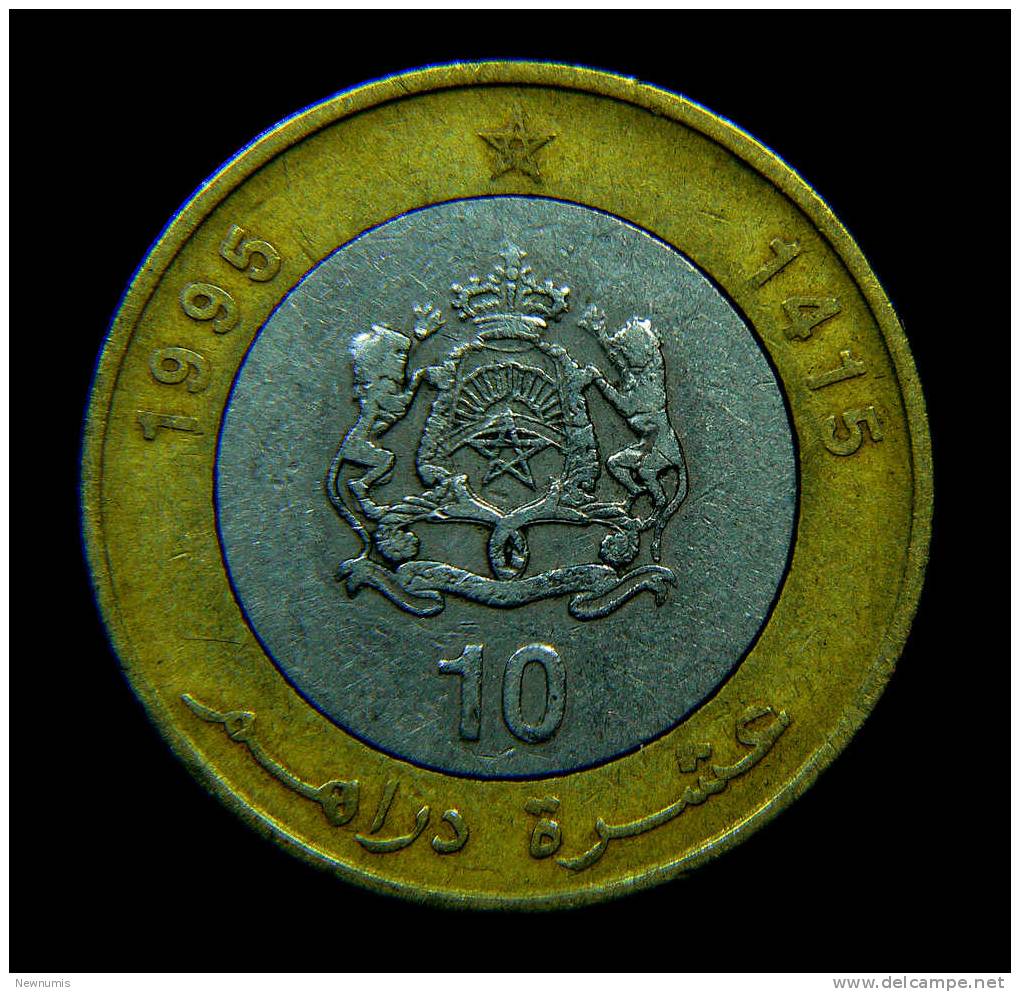 MAROCCO 10 DINARI 1995 - Marocco