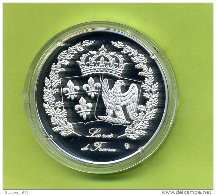 PIECE COMMEMORATIVE LOUIS XV  AVEC CERTIFICAT DE GARANTIE SOUS CAPSULE VOIR SCANER - Variëteiten En Curiosa