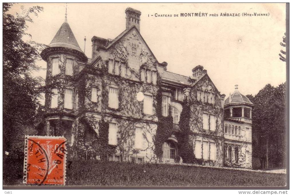 87 --- Chateau De Montmery --- Pres Ambazac - Ambazac