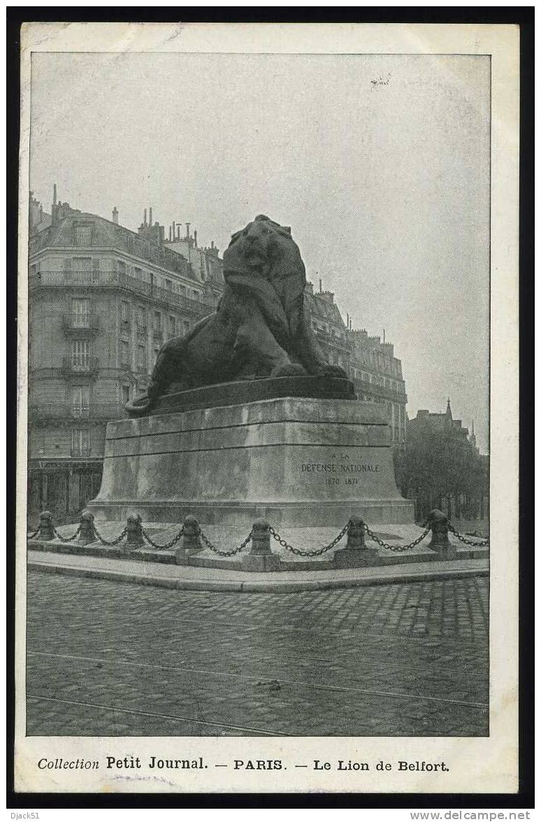 Collection Petit Journal - PARIS - Le Lion De Belfort - 1905 - Lotes Y Colecciones