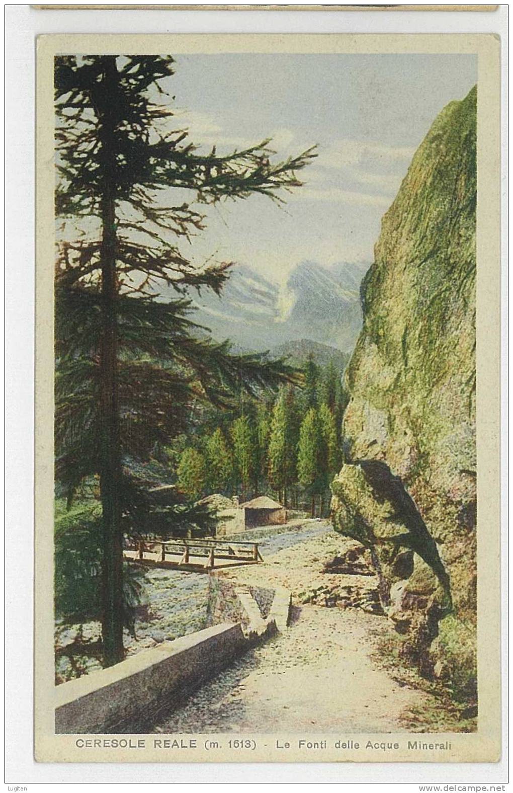 CARTOLINA - CERESOLE REALE - LE FONTI DELLE ACQUE MINERALI - PIEMONTE - Mehransichten, Panoramakarten