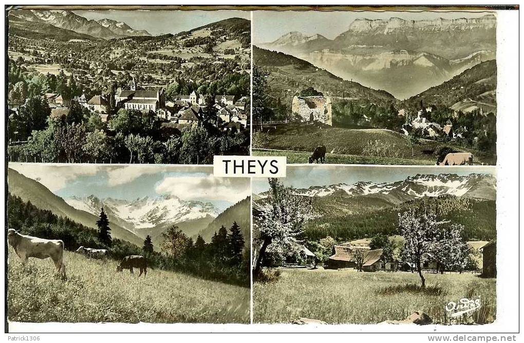 CPSM  THEYS, Carte Multivues    1991 - Theys