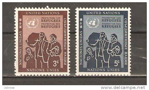 UNITED NATIONS NEW YORK 1953 - REFUGEES - CPL. SET - MNH MINT NEUF NUEVO - Nuovi